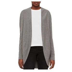 Allsaints Alina Circle Shrug Cardigan Light Grey XS